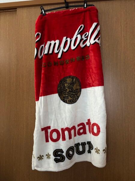 キャンベル缶柄 ネックピローブランケット