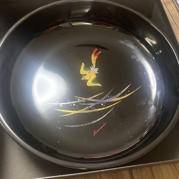 山本寛斎 お盆 漆器 漆塗り kansaiurushi 光来 食器 山中漆器 菓子盆 木製漆器 漆芸