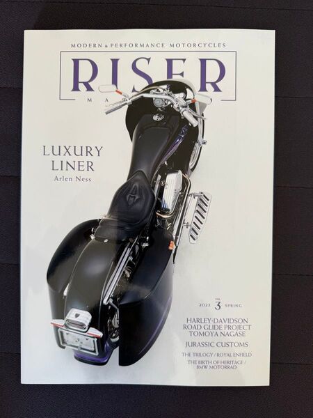 RISER MAGAZINE 2023 SPRING Vol.3 ハーレーダビッドソン 長瀬智也