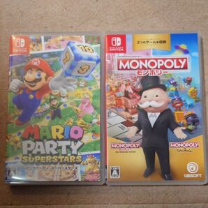 2本セット マリオパーティ スーパースターズ モノポリーマッドネス Nintendo Switchソフト ニンテンドースイッチ