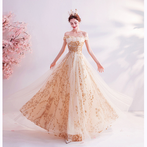  wedding dress color dress wedding ... party musical performance . presentation stage costume TS302