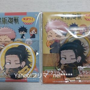 呪術廻戦 かぷりっこほおばる アクリルスタンド 缶バッジ 夏油傑 羂索