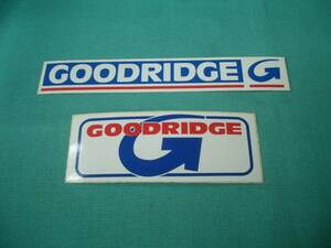 MINI 英国車　GOODRIDCGE　Sticker seal　18.5cmx3cm 12.5cmx14.7cm