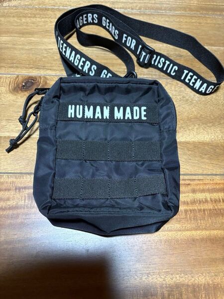 HUMAN MADE ミリタリーポーチ#2 ブラック ショルダーバッグ