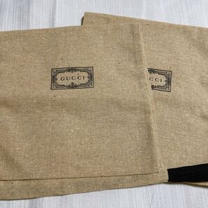 GUCCI グッチ 保存袋付属品シューズ ケース 2枚 巾着