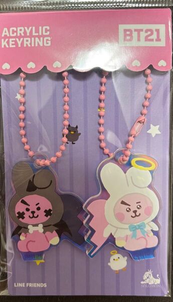 BT21 Angel&Villain アクリルキーリング COOKY
