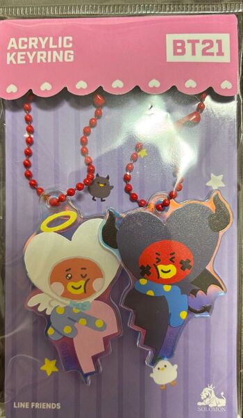 BT21 Angel&Villain アクリルキーリング TATA
