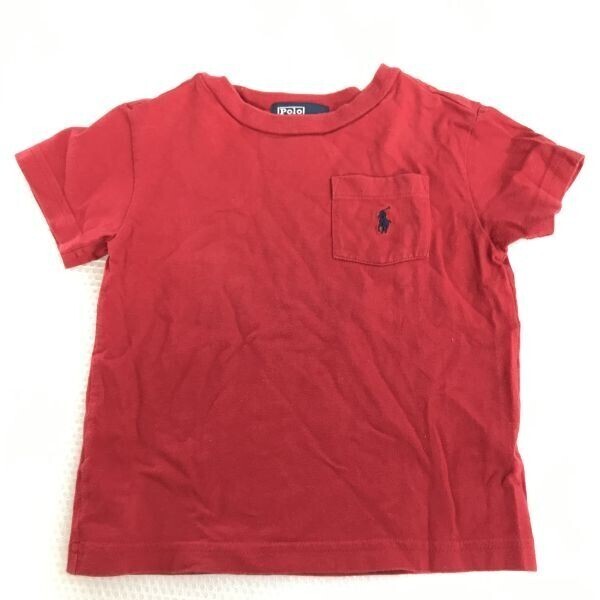ラルフローレン/Ralph Lauren★半袖Tシャツ【キッズ24M/赤/red】Tops/Shirts◆BH663