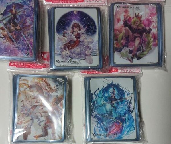 きゃらスリーブコレクションマットシリーズ ソーン ハーゼリーラ ヘレル・ベン・シャレム シンダラ フェリ 5個セット売り