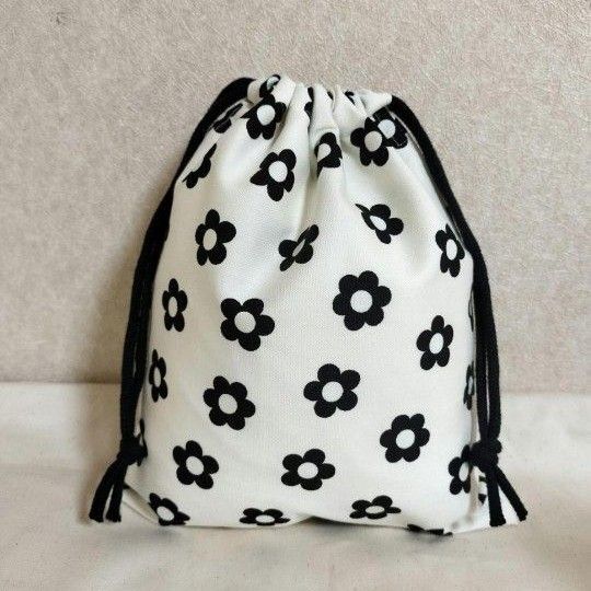 給食袋 巾着袋 コップ袋 小物入れ 小花柄 ハンドメイド