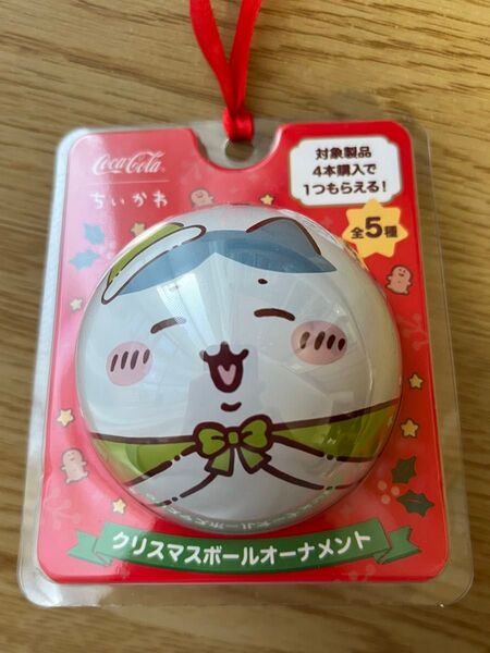 ハチワレ クリスマスボールオーナメント コカコーラ ちいかわ