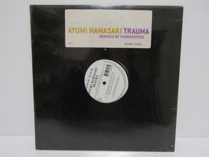  Hamasaki Ayumi [TRAUMA] complete production limitation record analogue * record 12 -inch new goods unopened goods shield 
