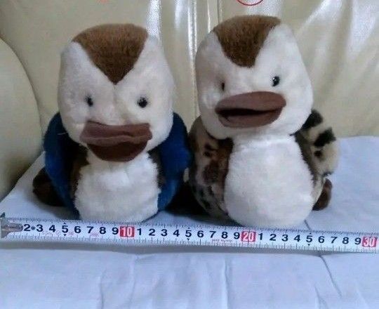 カルガモ 2羽 ぬいぐるみ ペア 訳あり