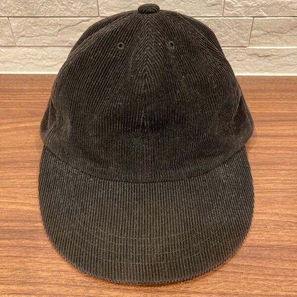 COMES AND GOES 黒 コーデュロイ ワークキャップ 日本製