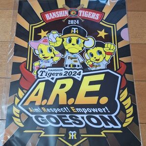 阪神タイガース 2024 A.R.E. クリアファイル(Joshinコラボ)