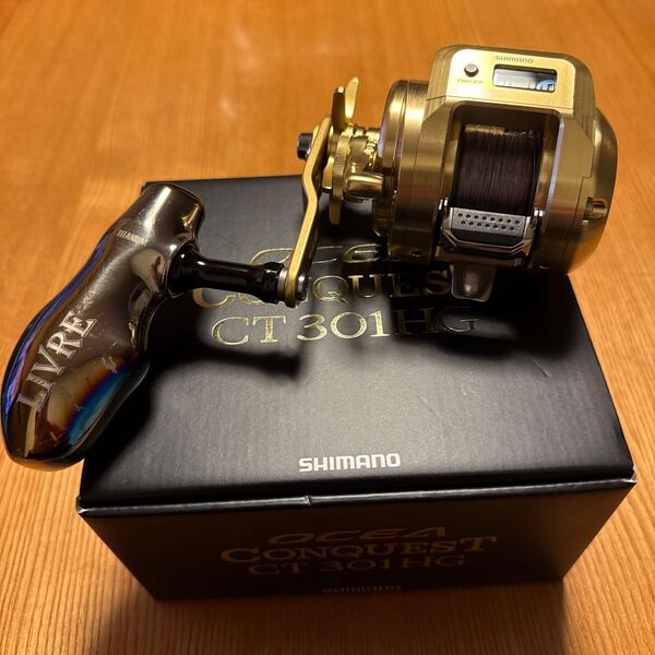 SHIMANO(シマノ)18 OCEA CONQUEST(オシアコンクエスト)CT 301HG+LIVRE(リブレ)TB-S+α
