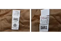 L-1598★送料無料★新品同様 超美品★DAKS ENGLAND ダックス イングランド★秋冬 カシミア タスマニアウール テーラードジャケット 11号_画像10