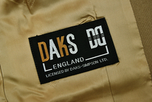 L-1598★送料無料★新品同様 超美品★DAKS ENGLAND ダックス イングランド★秋冬 カシミア タスマニアウール テーラードジャケット 11号_画像4