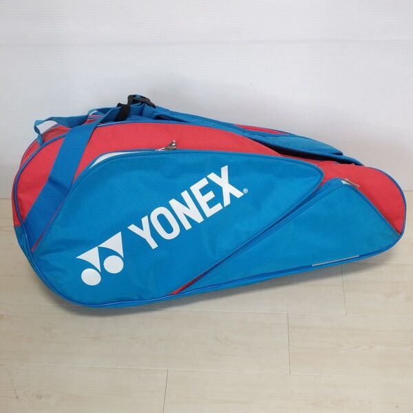 YONEX テニス ラケットバッグ 8本 ブルー/オレンジ
