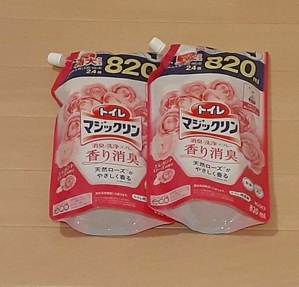 花王 トイレマジックリン エレガントローズの香り トイレ用洗剤 820ml 2個