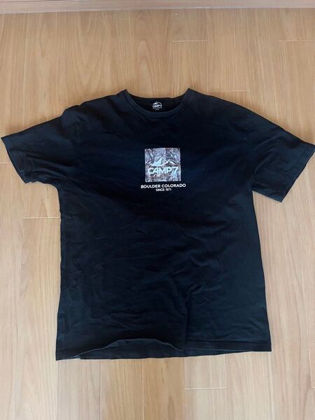 CAMP7 Tシャツ ブラック Lサイズ