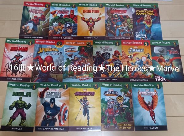 16冊★World of Reading★The Heroes★Marvel
