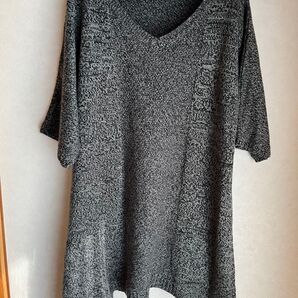 yul アミナコレクション チュニックワンピース グレーミックス