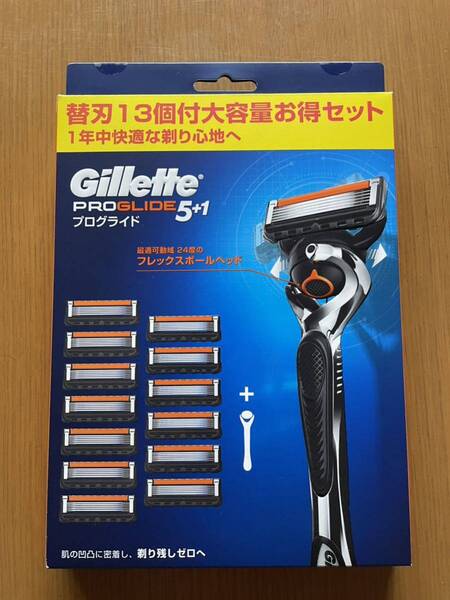 ☆送料無料 gillette ジレット フュージョン プログライド フレックスボール 本体 替刃13個付 Schick シックHYDRO5 ハイドロ5 髭剃り
