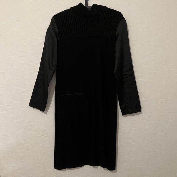 COMME des GARCONS ワンピース 異素材 コムデギャルソン ワンピース 長袖 ニット