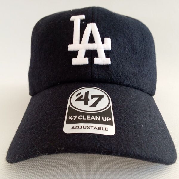 【新品】47ブランド MLB LA ドジャース キャップ (ネイビー/ウール)