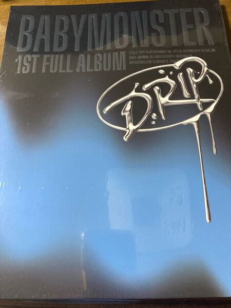 即決 BABYMONSTER DRIP 完全限定盤 BINDER Ver 新品未開封