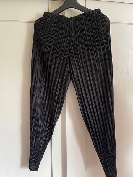 新品 プリーツサルエルパンツ F