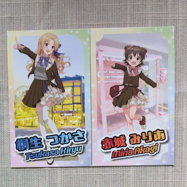 アイドルマスター シンデレラガールズ横浜ワールドポーターズ コラボ カード 桐生つかさ&赤城みりあ