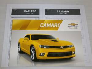 [ catalog only ] Chevrolet Camaro 2014 year of model 2013.11