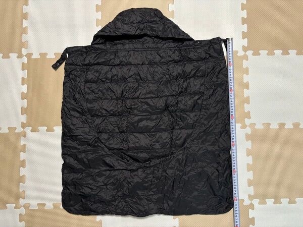 抱っこ紐ケープ 抱っこ紐ブランケット 防寒 ブラック