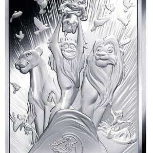 2024 フランス ライオンキング 30周年 10ユーロ 角型 プルーフ 銀貨