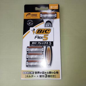 BIC フレックス5 5枚刃 ホルダー+替刃3個入り