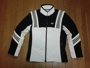  состояние хороший редкость Vintage 70s 80s Descente adidas Adidas лыжи жакет L белый x чёрный с хлопком космос одежда spec -si-vintage 70 годы 