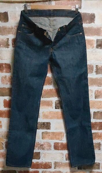 Levi's リーバイスリジットデニムボタンフライインディゴ ローライズデニム廃盤522 W28