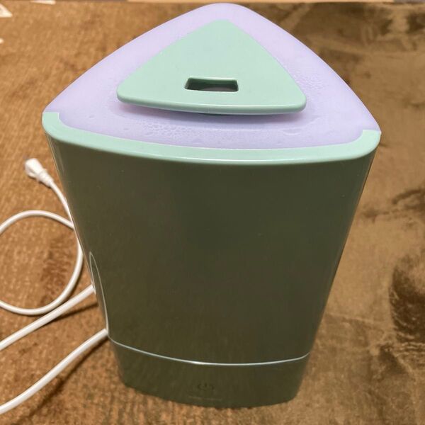 【美品】超音波式加湿器 タワー型 ブルーグレー