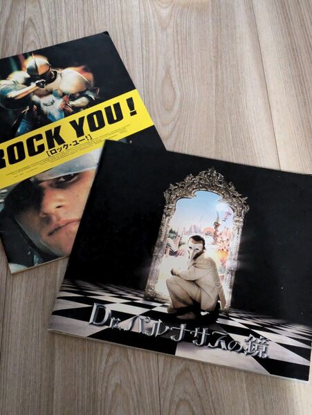 ヒース・レジャー主演映画【ROCK・YOU】【Dr.パルナサスの鏡】パンフレット2冊セット