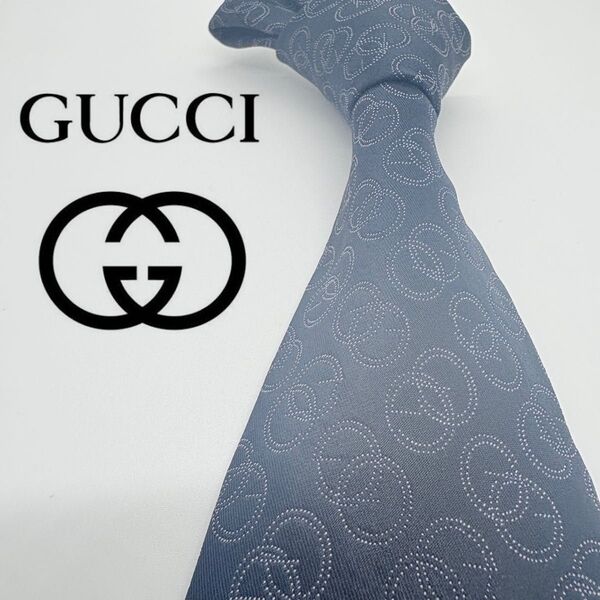 【美品】GUCCI /グッチ ネクタイ 総柄