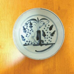 古伊万里染付 骨董 お皿 直径18.5センチ 美品 最終お値下げです!
