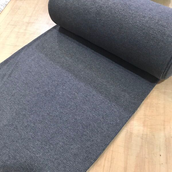 ソフトリブニット 48W×1m チャコールグレー スパンテレコ