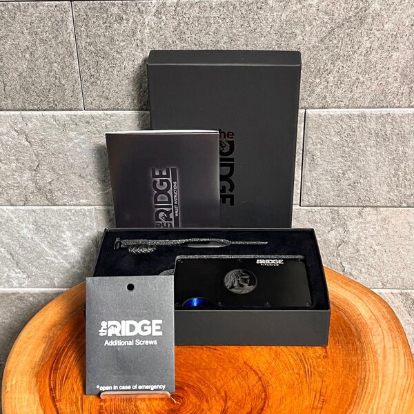 限定 Ridge リッジ チタン Titanium アメックス ブラック 財布
