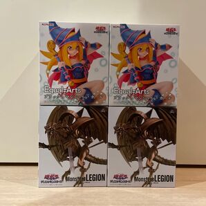 【4個セット】遊戯王 ブラックマジシャンガール ラーの翼神竜 フィギュア