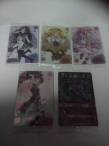  magic young lady ...* Magi ka wafers card vol.4 5 sheets mami...... other postage 140 jpy 