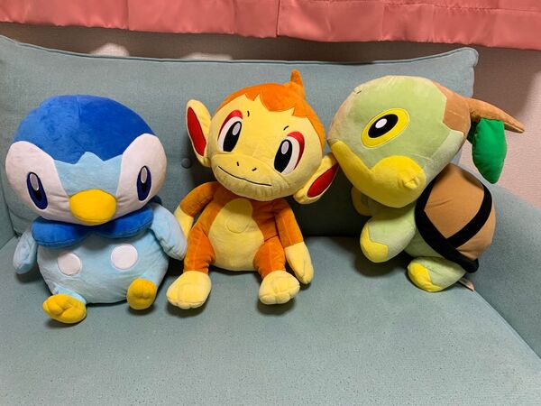 ポケットモンスター ぬいぐるみ ~ナエトル・ヒコザル・ポッチャマ~