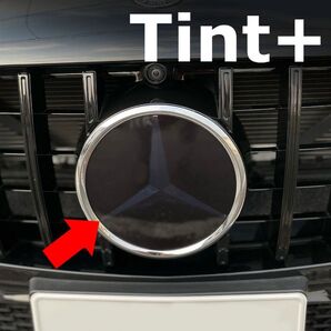 Tint+再使用できる エンブレム スモークフィルム(スモーク20%)ベンツ CLSクラス C257