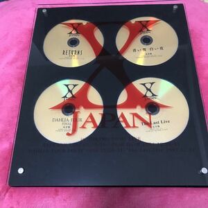 X JAPAN DVD購入者特典非売品レプリカゴールドディスクスタンド